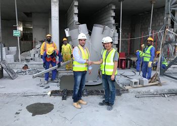 Commencement of installation of steel work. The installation of steel work of Qatar Education City Stadium project commence on February 21, 2018.