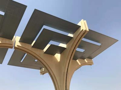  King Saud University Gate GRC Cladding